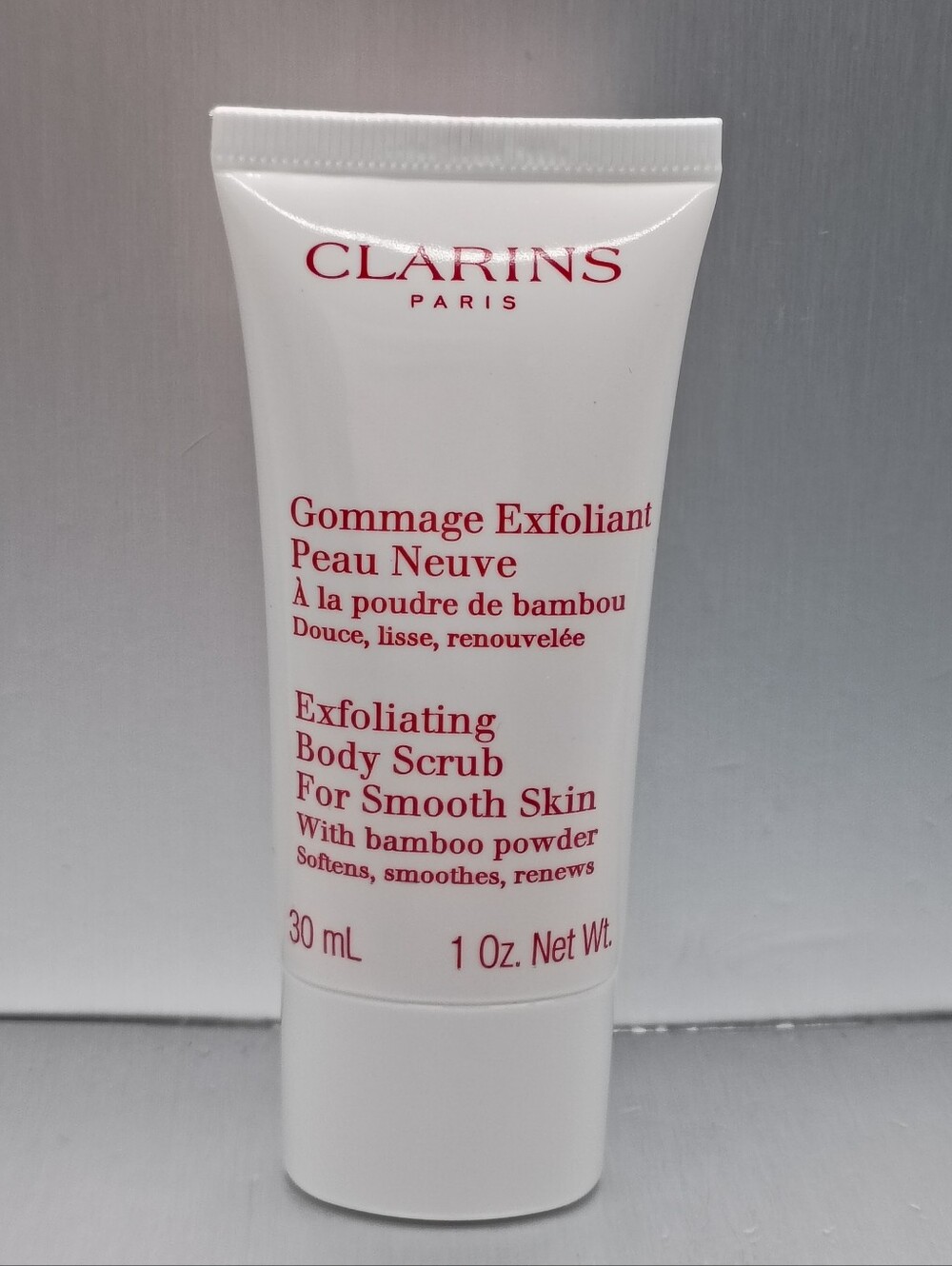 5 For $25 Item🌸 Clarins Exfoliating Body Scrub With Bamboo Powder